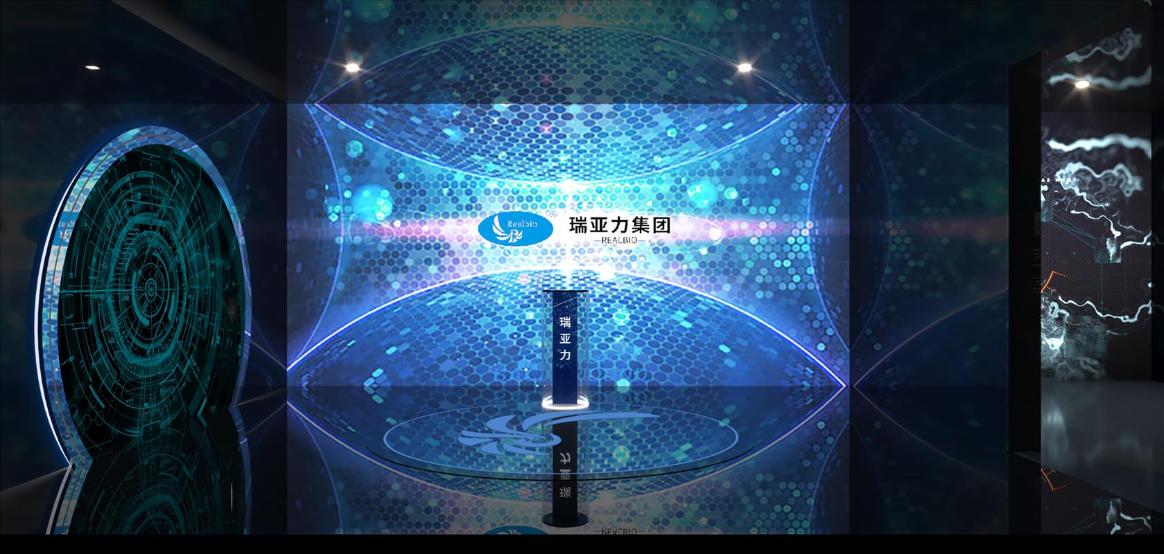 大健康展廳設計—思威圖數字以‘’生物3D細胞智造體驗平臺：通往無限的旅程‘’為主題打造干細胞科普館