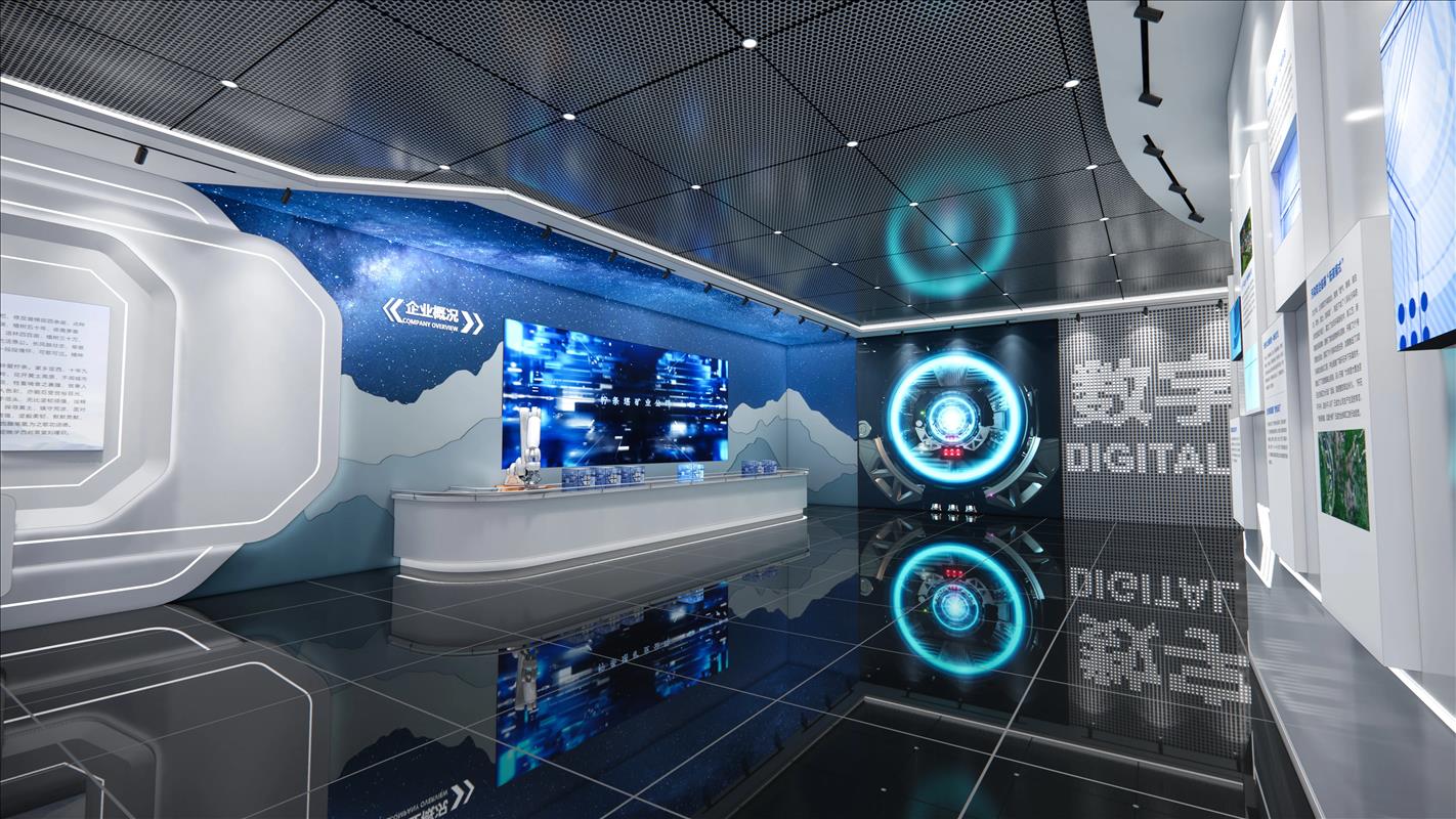 干細胞大健康產業展示館設計—思威圖數字生物科技展廳設計是一次展示科技未來的契機