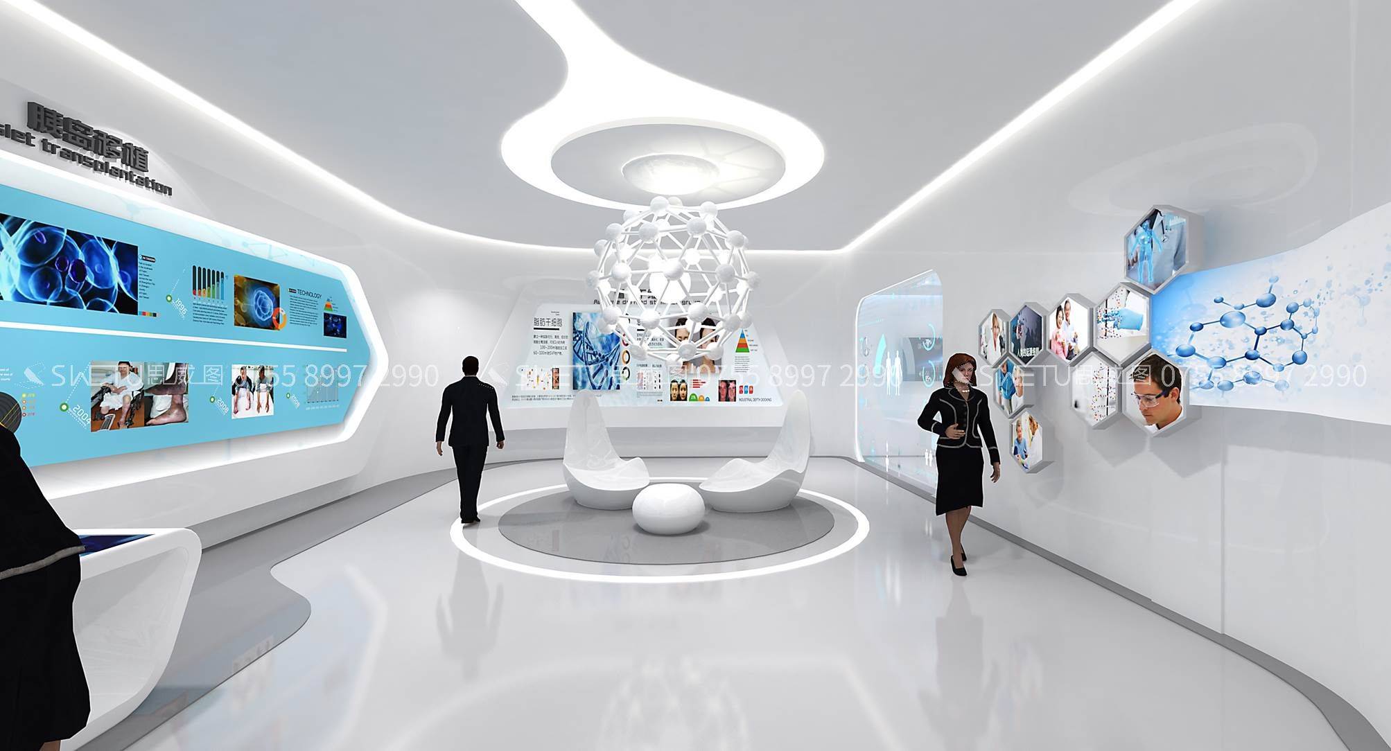 干細胞展廳設計—思威圖數字生物醫(yī)療干細胞科普館設計