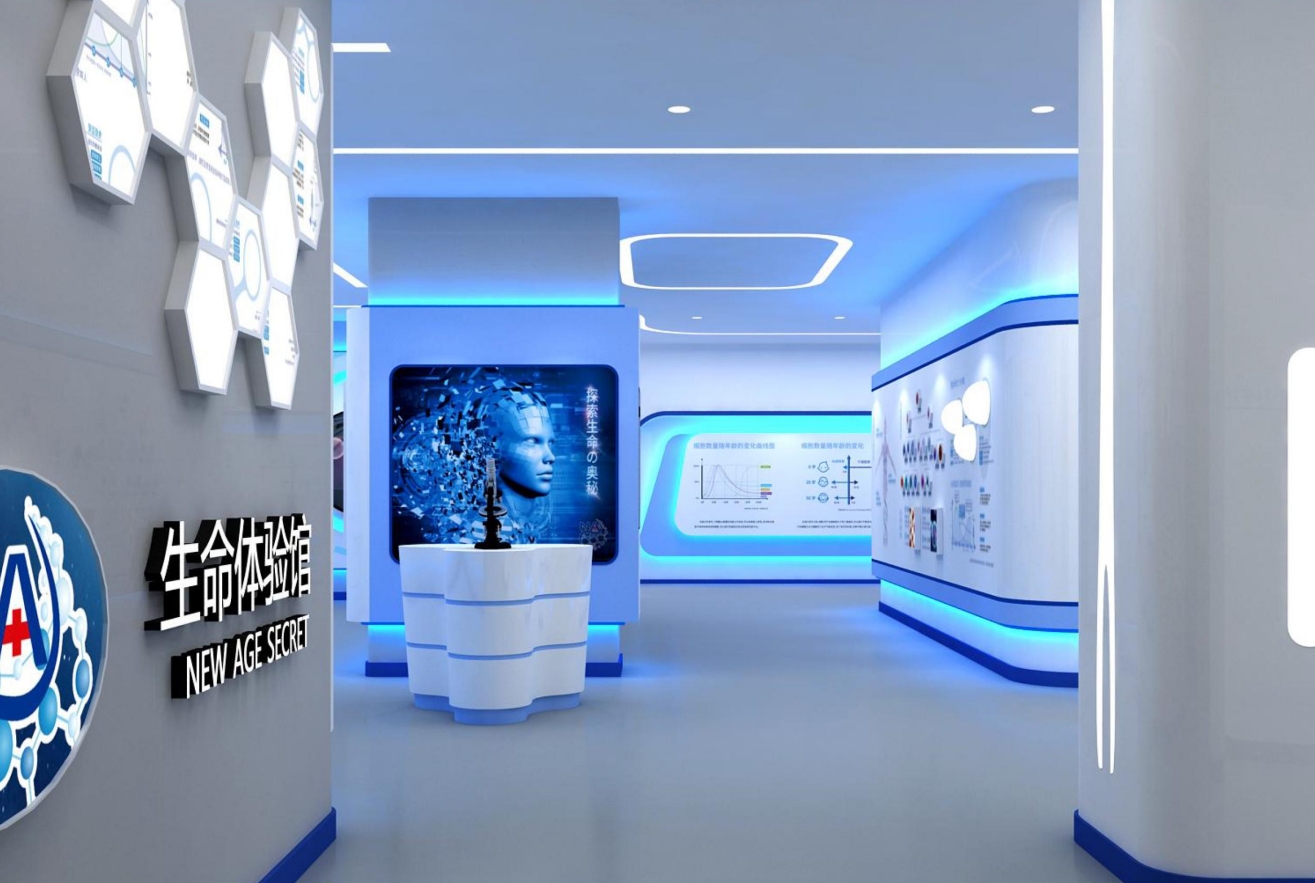 精準醫療體驗館設計—思威圖數字廣州納斯基因生命工程生命科學展廳