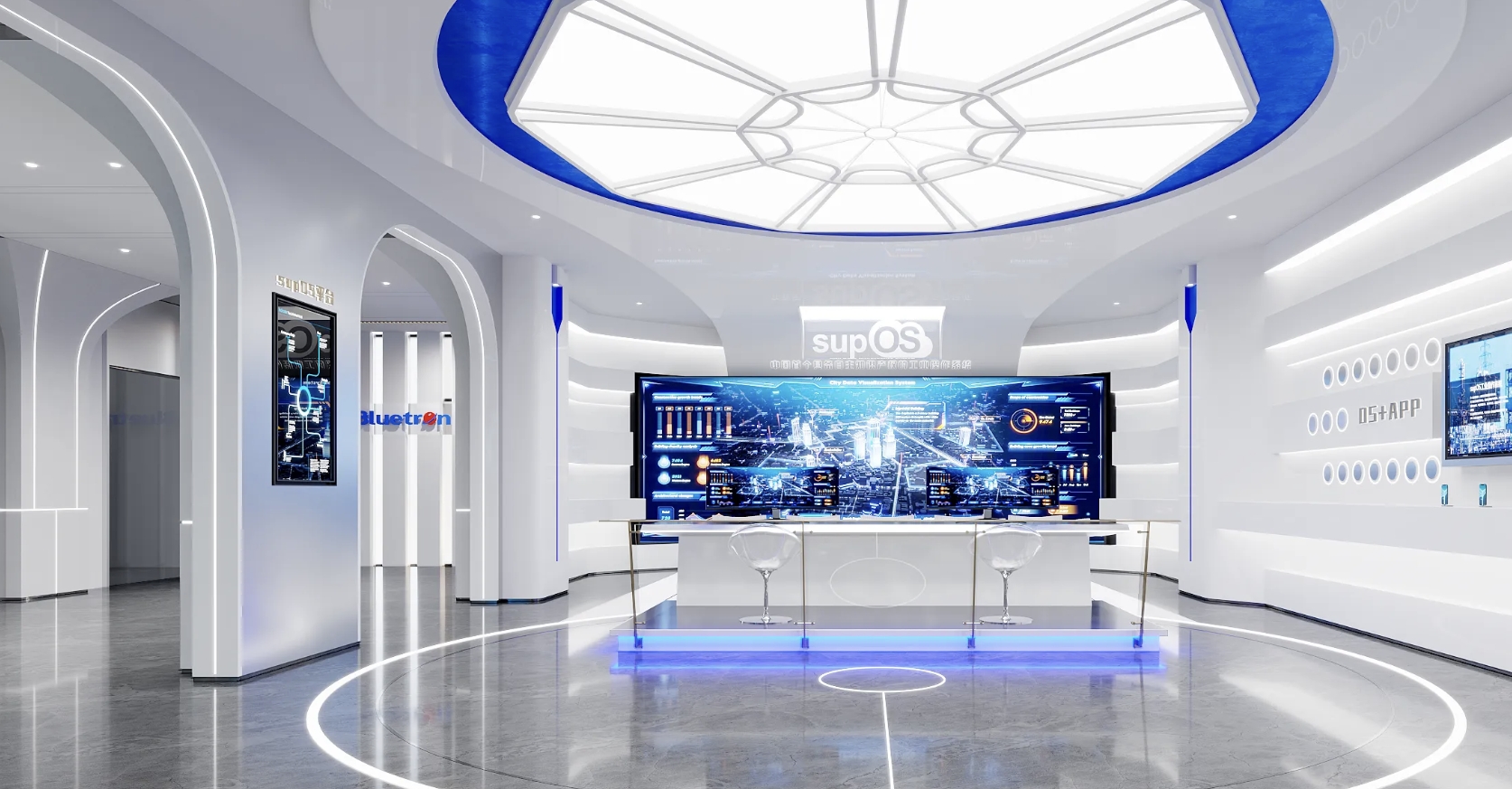 數字展廳設計—思威圖數字展廳設計：藝術與功能的完美融合