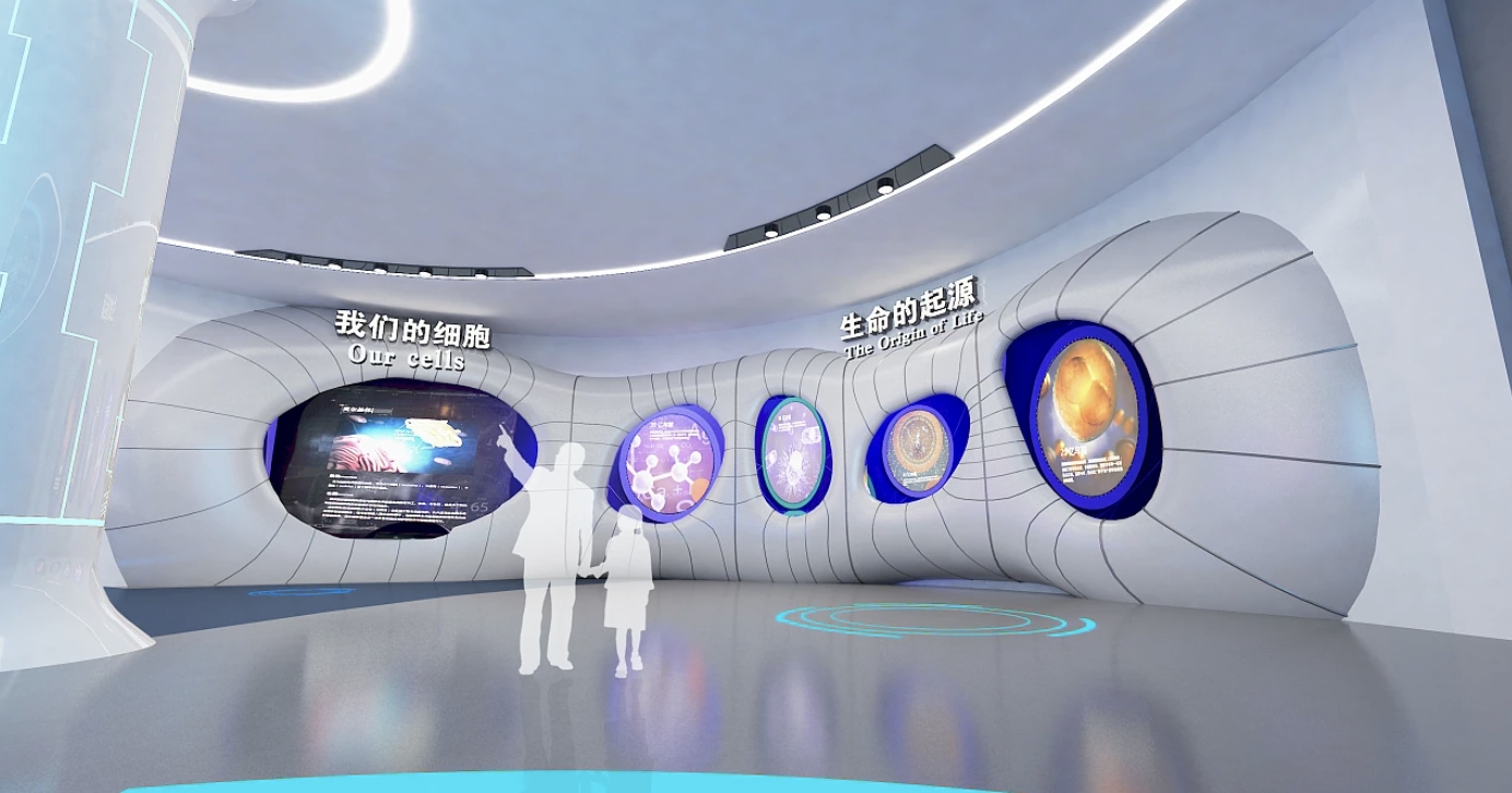 干細胞展廳設計行業優選：科技與專業的完美融合｜思威圖數字 | 2025干細胞展廳科普館設計公司