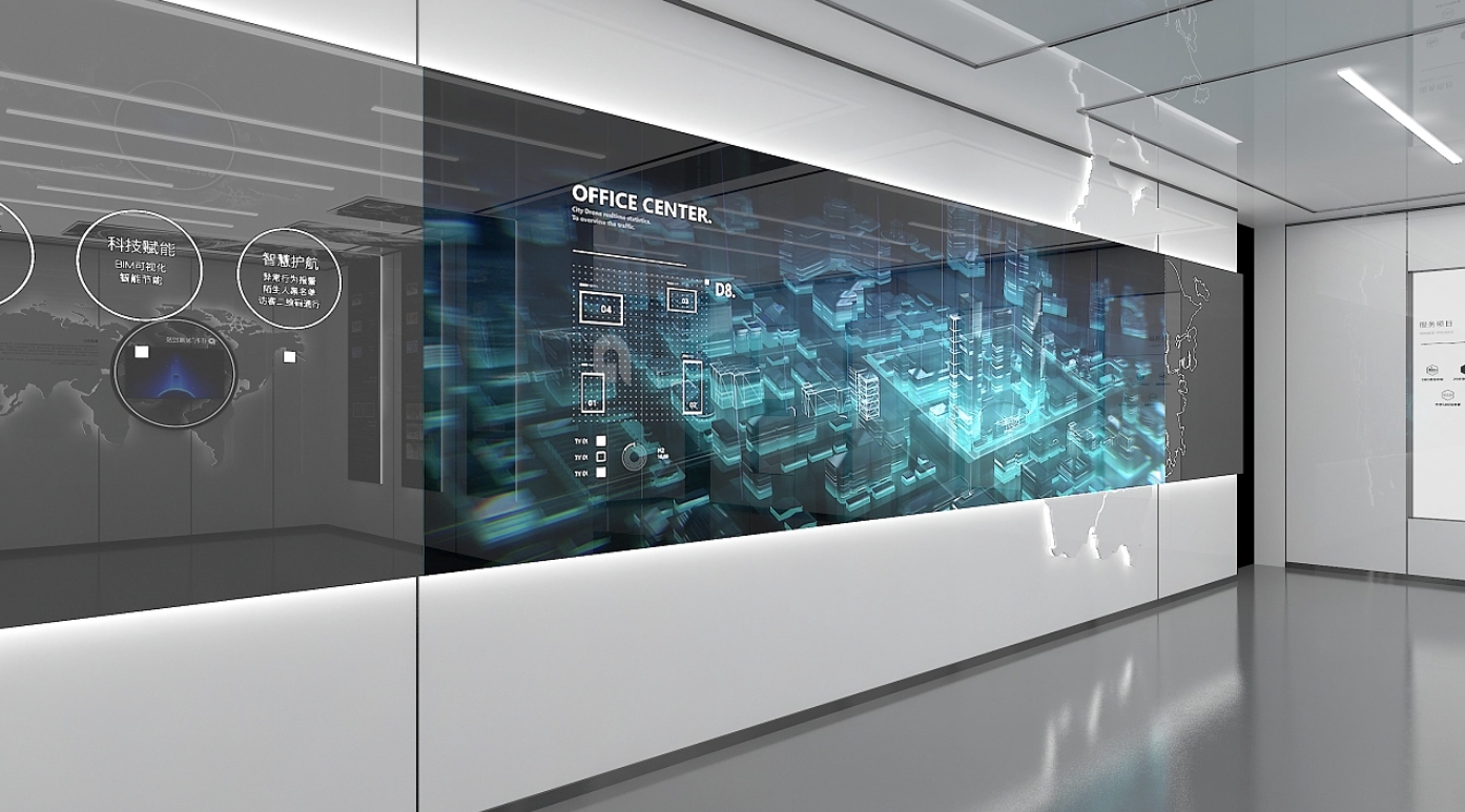 思威圖數字干細胞科普展館設計—平面布局設計：強調空間形式平穩、舒展與時序性