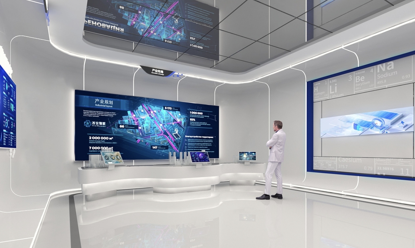 干細胞展廳設計—思威圖數字干細胞展廳設計理念：簡約與科技的完美融合