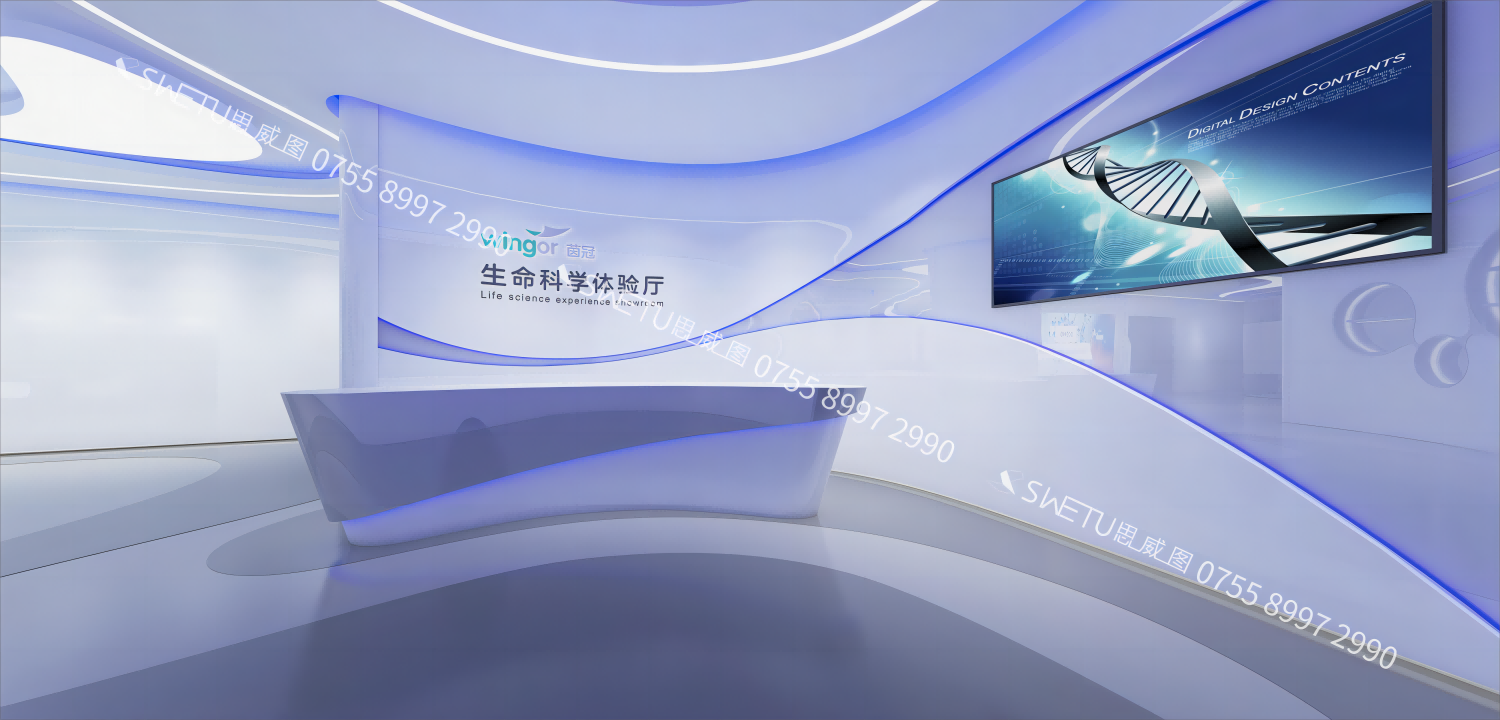 干細胞展廳設計應該具備哪些特點？為參觀者帶來哪些體驗？｜思威圖數字