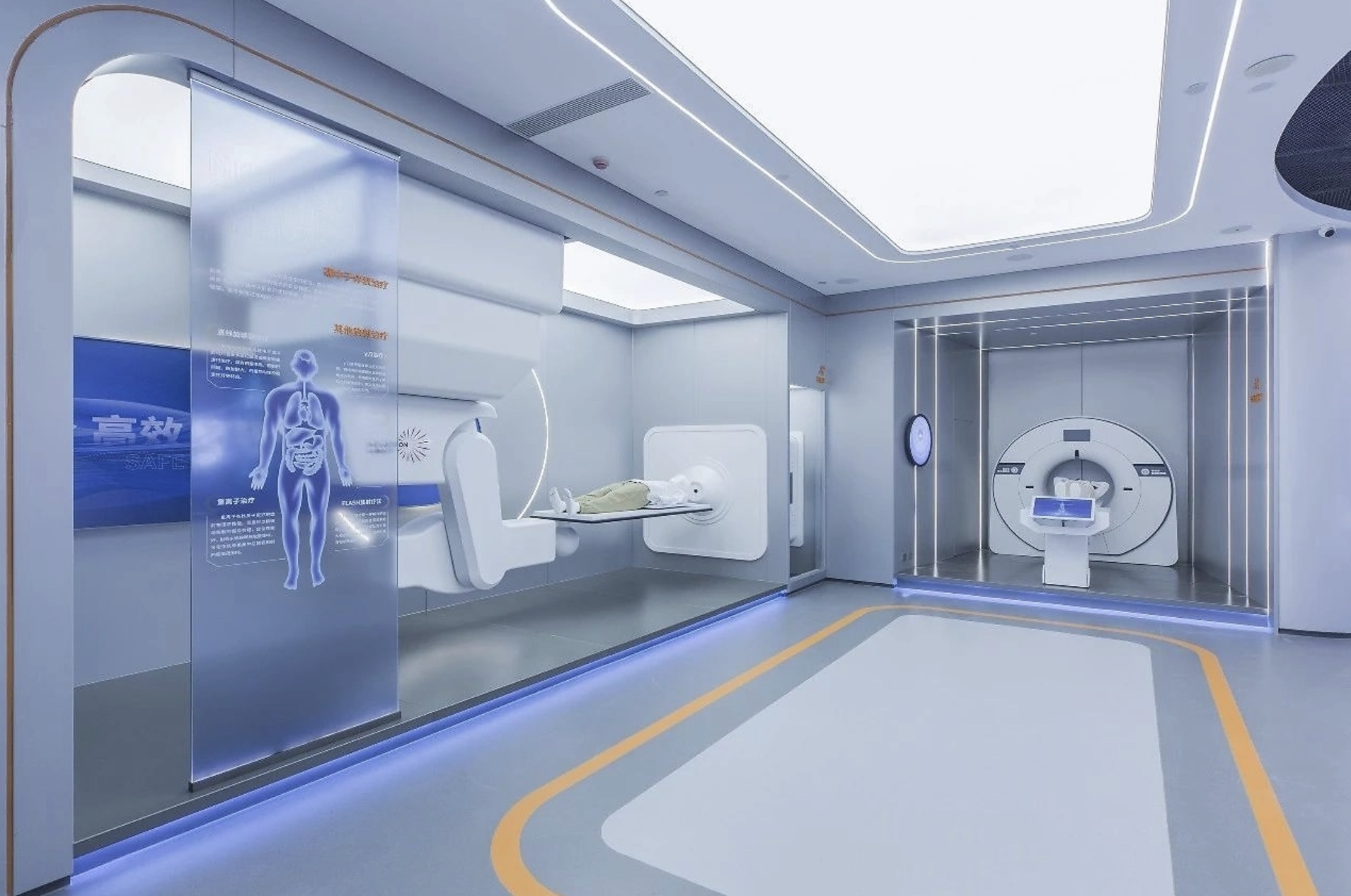 干細胞科普展館利用視覺場景反差，達到展廳視覺設計的變革｜海南干細胞展廳設計公司｜再生醫學展廳｜長壽醫學展廳｜抗衰展廳｜設計公司