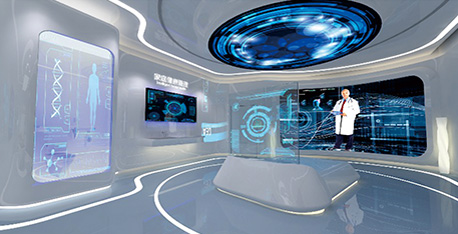 干細胞生命科普館設計—思威圖數字生物醫藥沉浸式干細胞展廳展館如何設計出科技感？ 大健康 | 生物醫藥 | 細胞 | 醫療